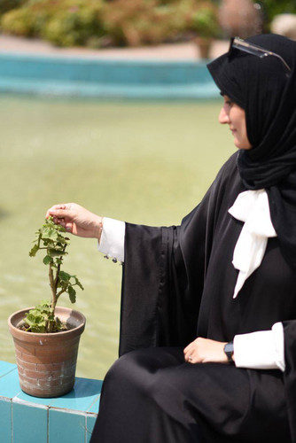 ست زنانه عبای سوده و شومیز پاپیون