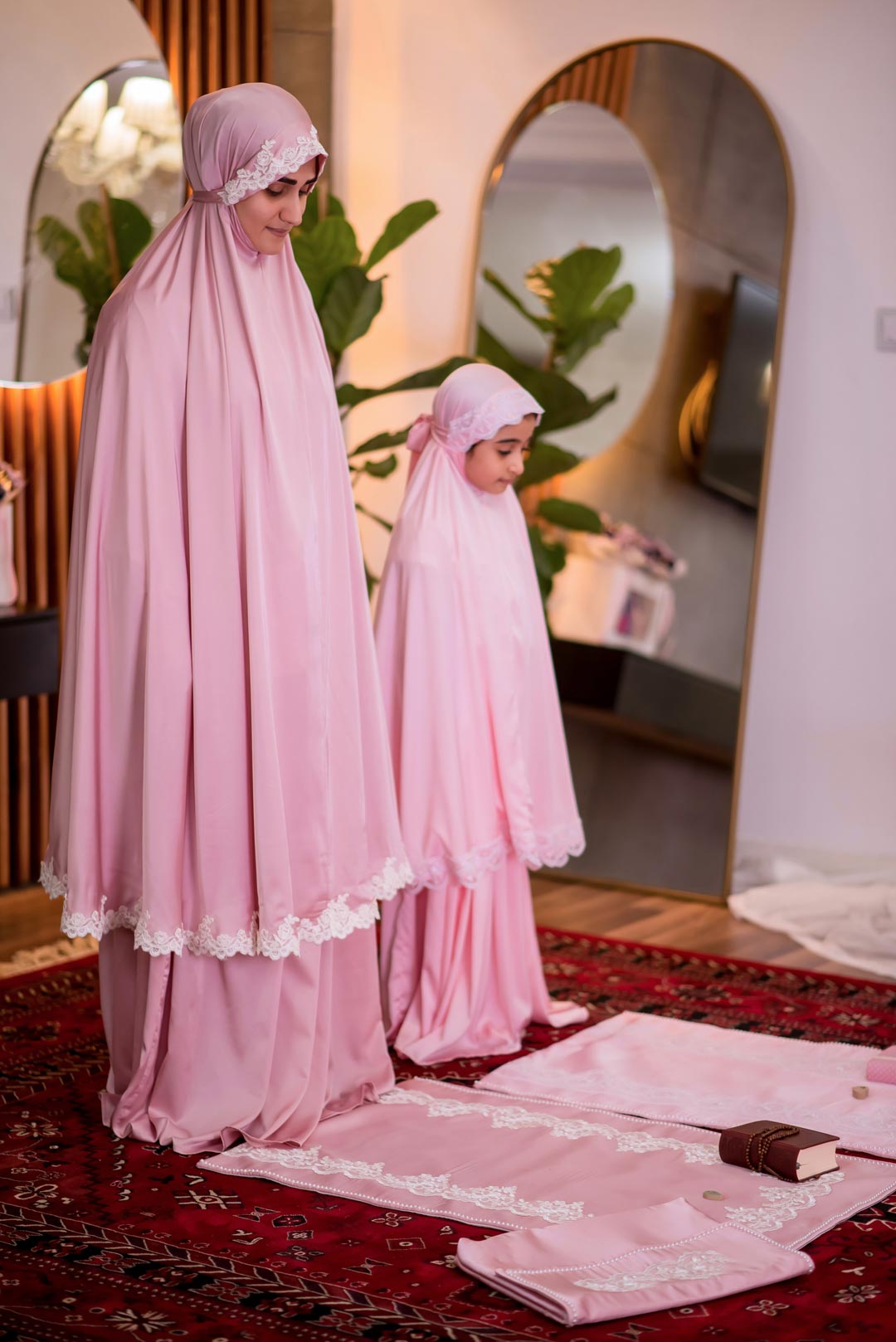 ست مادر دختری عبادت مدل نور