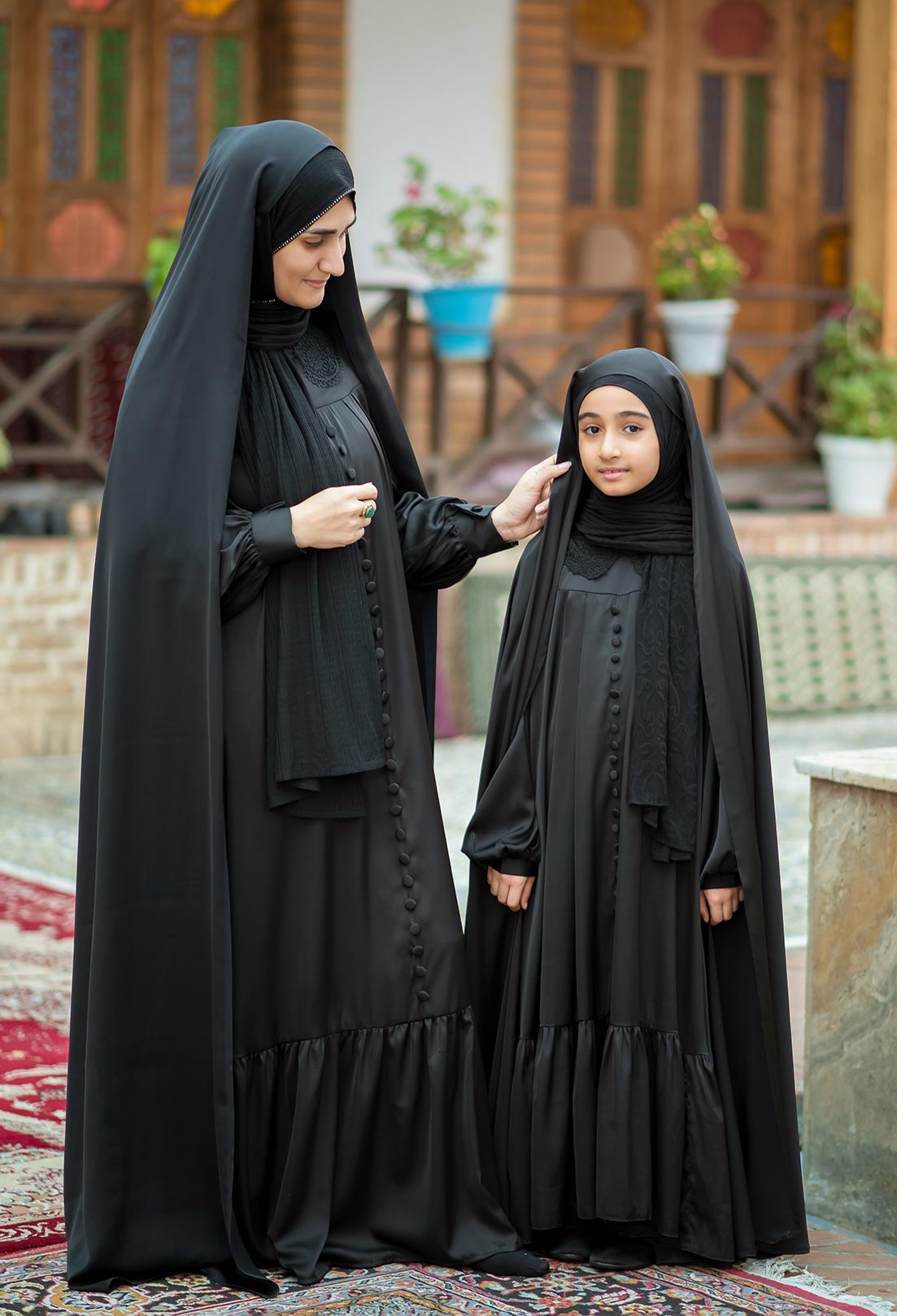 ست مادر دختری عبا مدل سُکَینه
